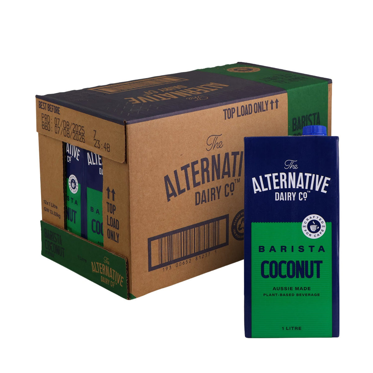 The Alternative Dairy Co Barista Coconut Milk Box | 12 x 1L