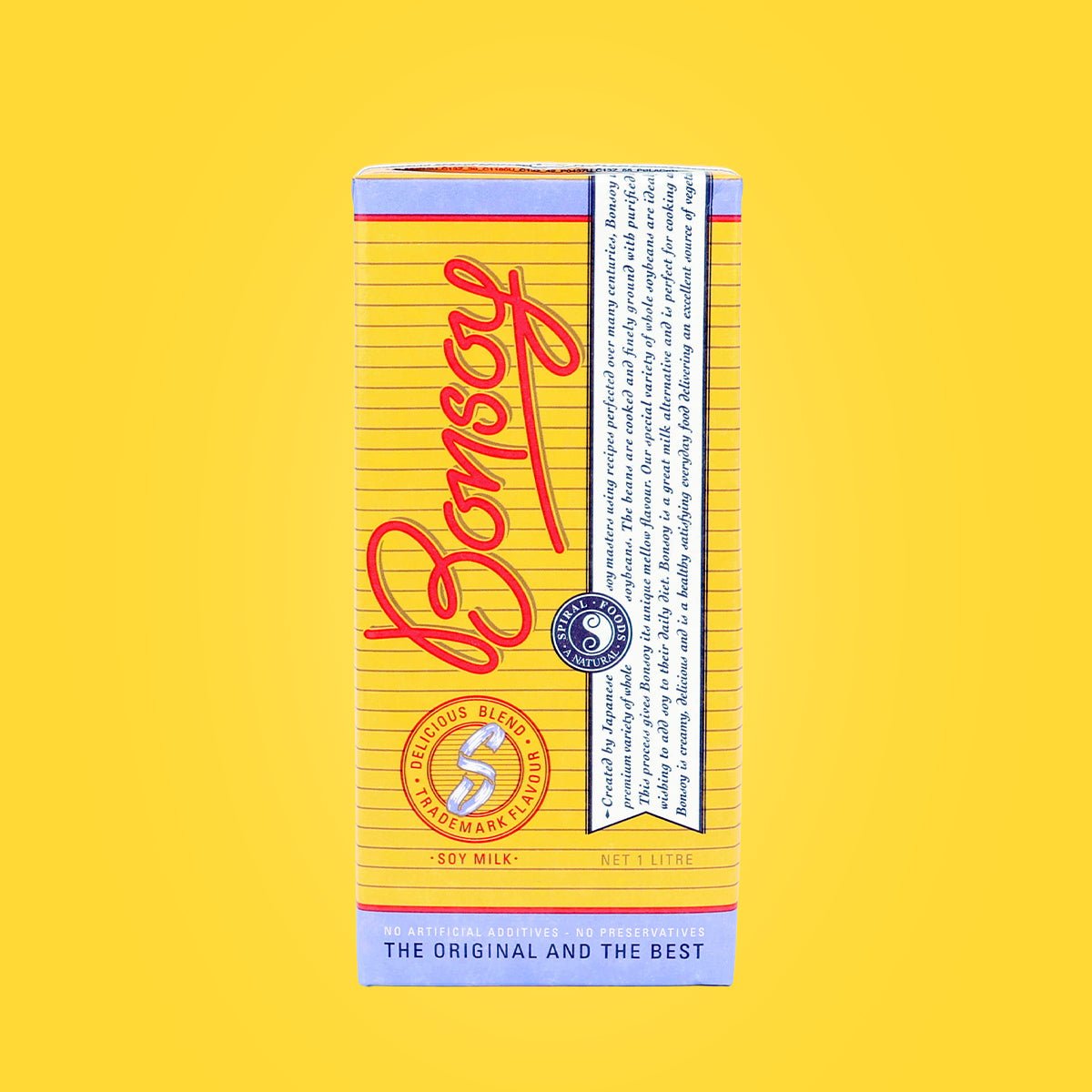 Bonsoy Milk 6x1Lt (Box) - Bonsoy