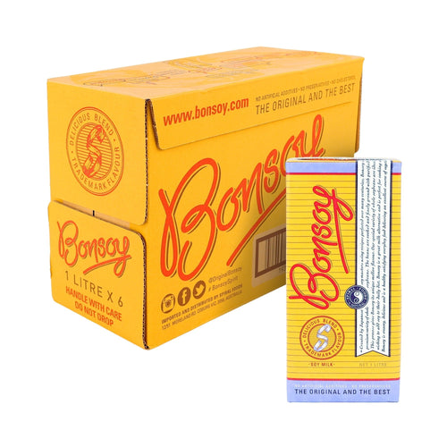 Bonsoy Milk 6x1Lt (Box) - Bonsoy