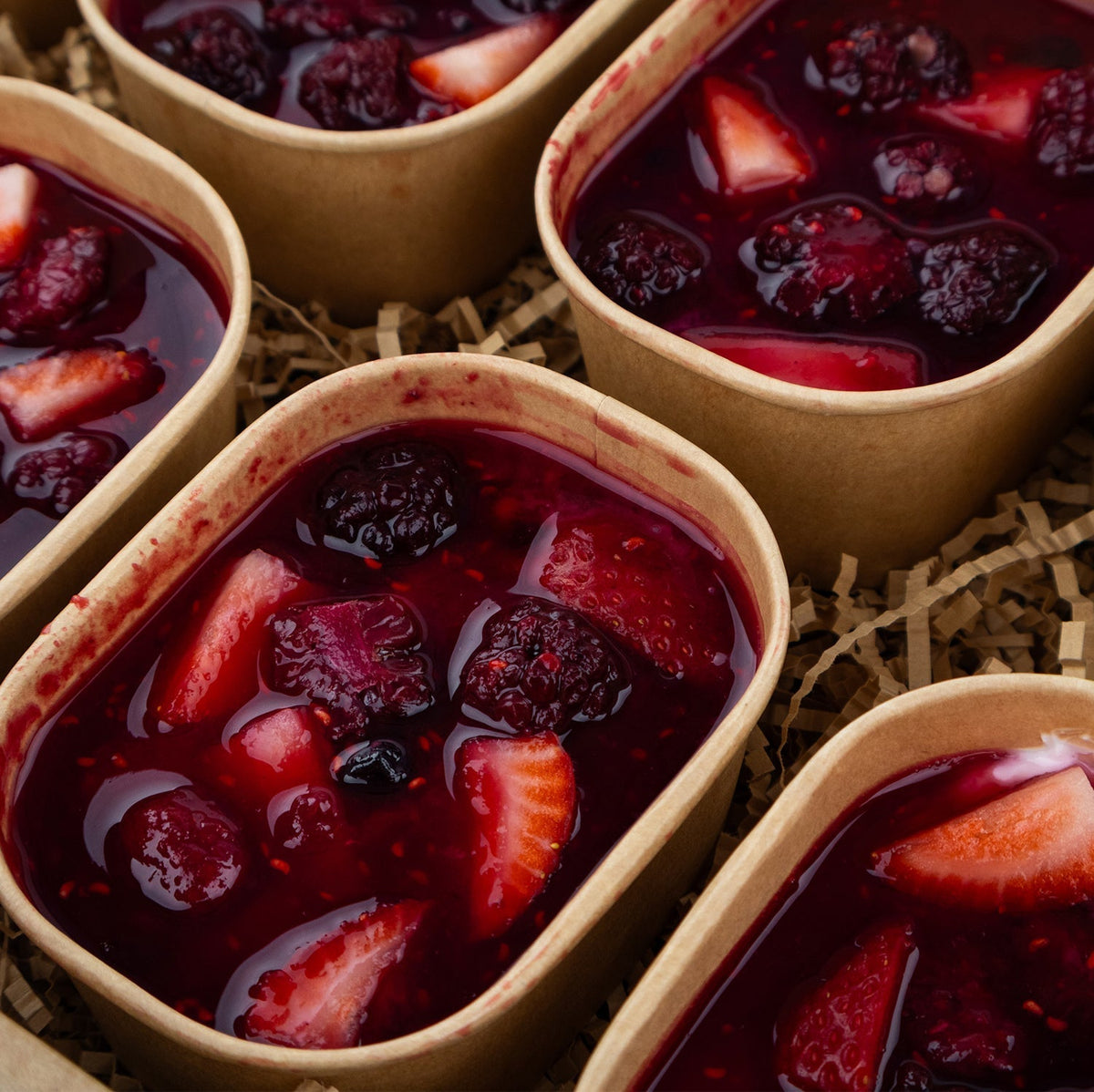 Gourmet Berrylicious Yoghurt Pots 8Pk - FIG